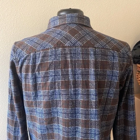 Rvca Flannel Long Sleeve Shirt Size Medium